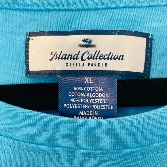 Blue Parrot Embroidered Women's Top - Picture 2 of 4